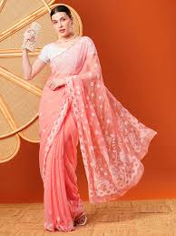 Chikan Embroidered Sarees